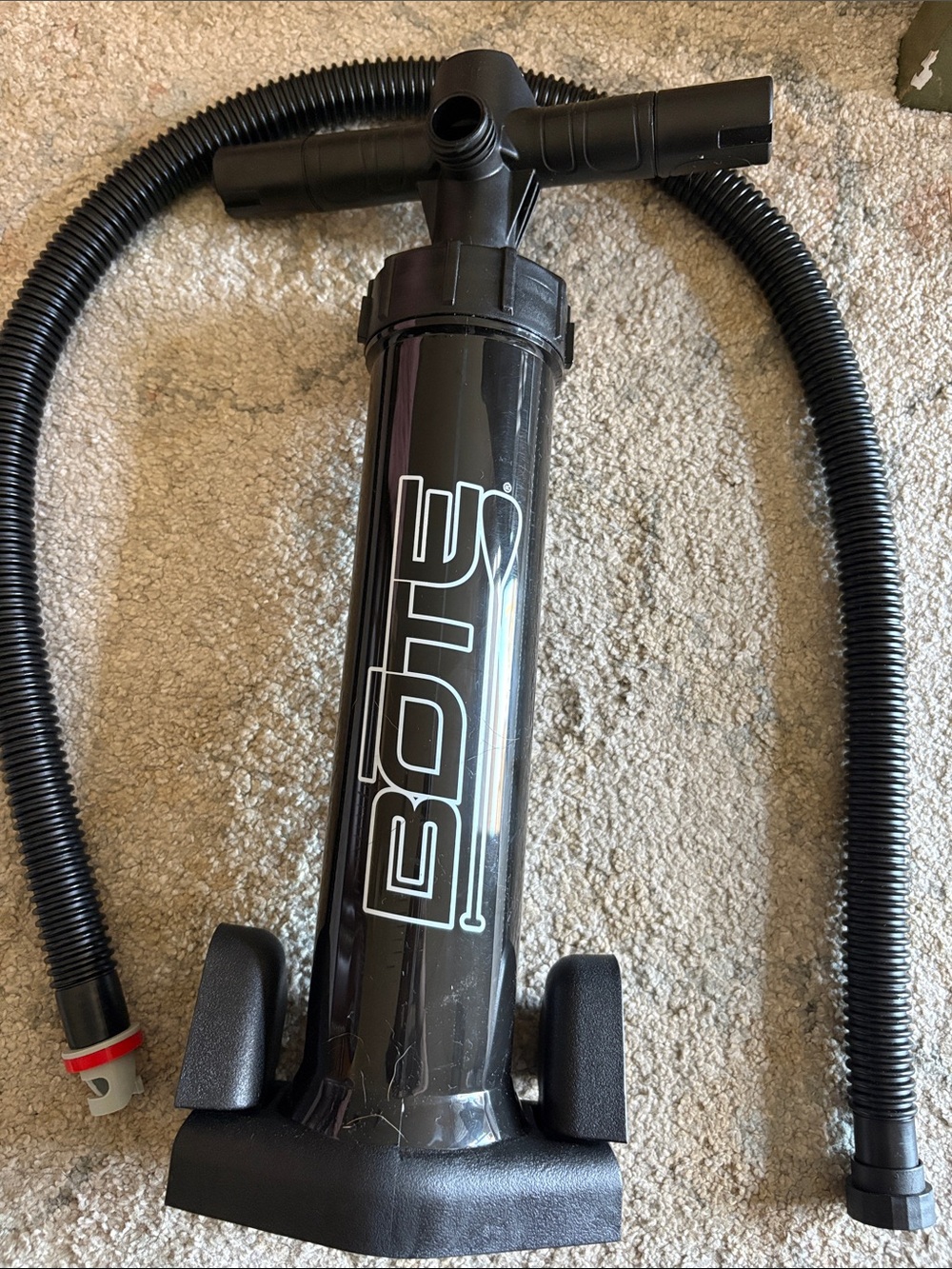 Black Dual-Action Hand Pump - Black